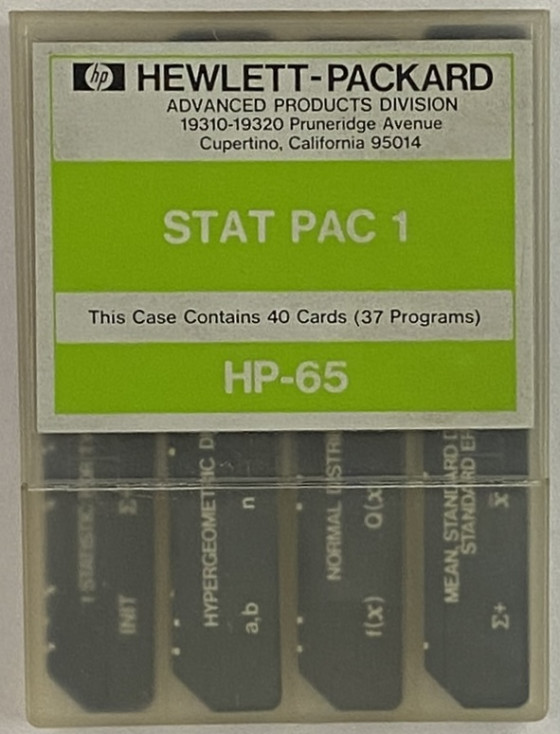 HP-65 Programmkarten