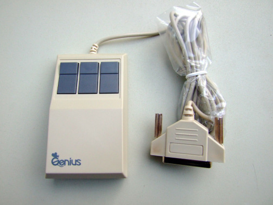 Genius GM-6 Maus (Seriell DB25) von 1987