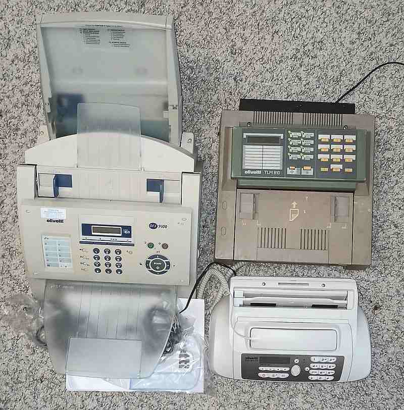 Olivetti macht auch Faxen: TLM 810, OFX 9100 und Fax Lab 115