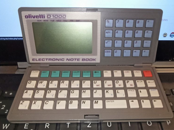 Olivetti D1000 Electronic Note Book