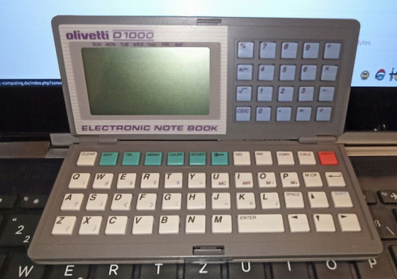 Olivetti D1000 Electronic Note Book