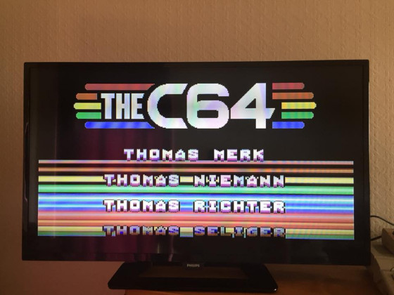 Ich in den TheC64 Credits (Thomas Niemann) (war Projekt-"Backer")