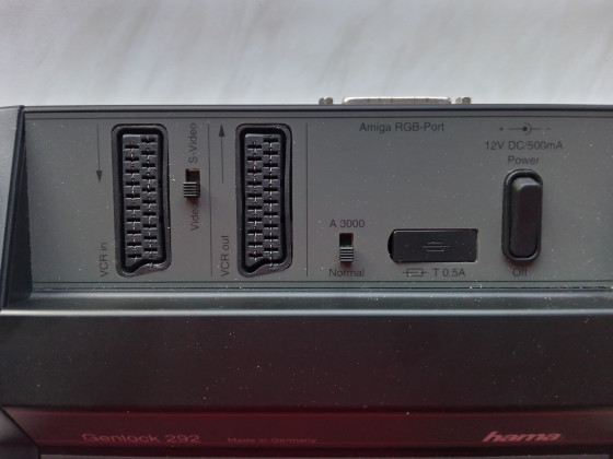 Hama Genlock 292 für Amiga Computer