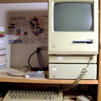 Apple Macintosh mit 512k Aufrüstung, HD20 und BMOW Floppyemulator