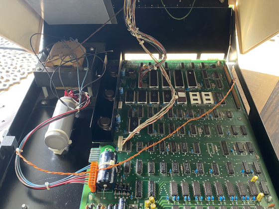 Commodore CBM 3032 im geöffneten Zustand!